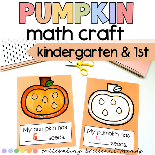 Pumpkin Math Craft | | Kindergarten, First Grade | October | Halloween