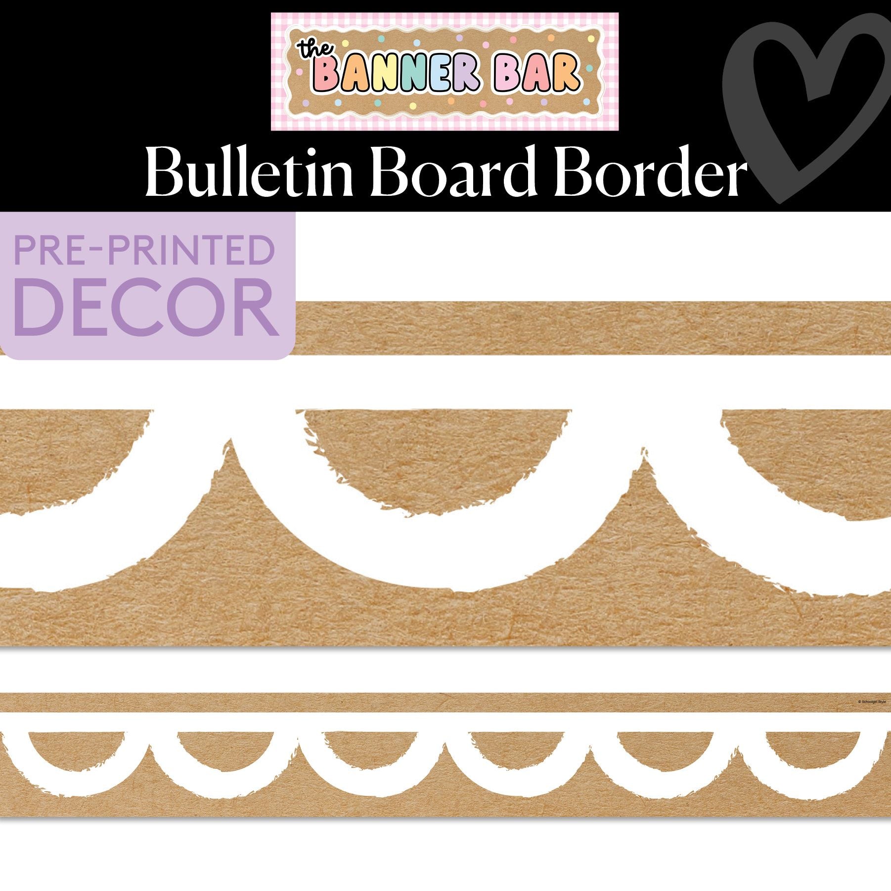 Sweet Scallops Bulletin Board Border | Banner Bar