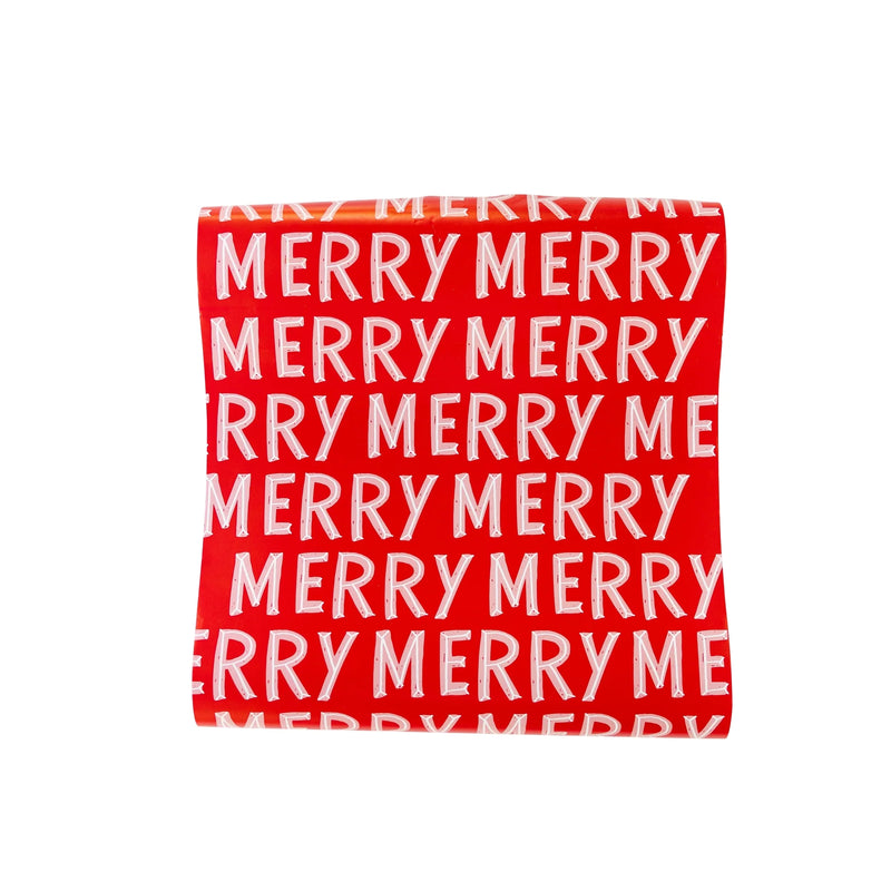 Merry Paper Table Runner | Christmas | Paper Goods | Table Decor | Schoolgirl Style