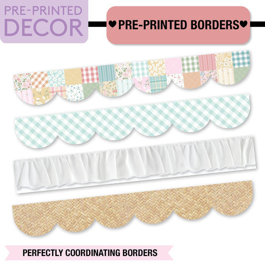 No Prep No Cut Classroom Decor Bundle | Miss Honey's Cottage Classroom