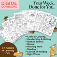 Load image into Gallery viewer, Printable First Grade November Week 1 Resources
