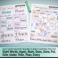 Load image into Gallery viewer, Printable First Grade April Daily Sight Words
