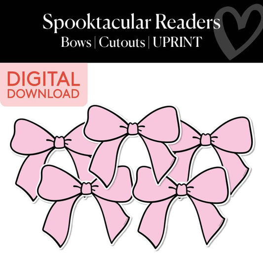 Bows | Printable Halloween Cutouts | Spooktacular Readers