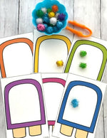 Ice Cream Fine Motor Activities for Pre-K and Preschool