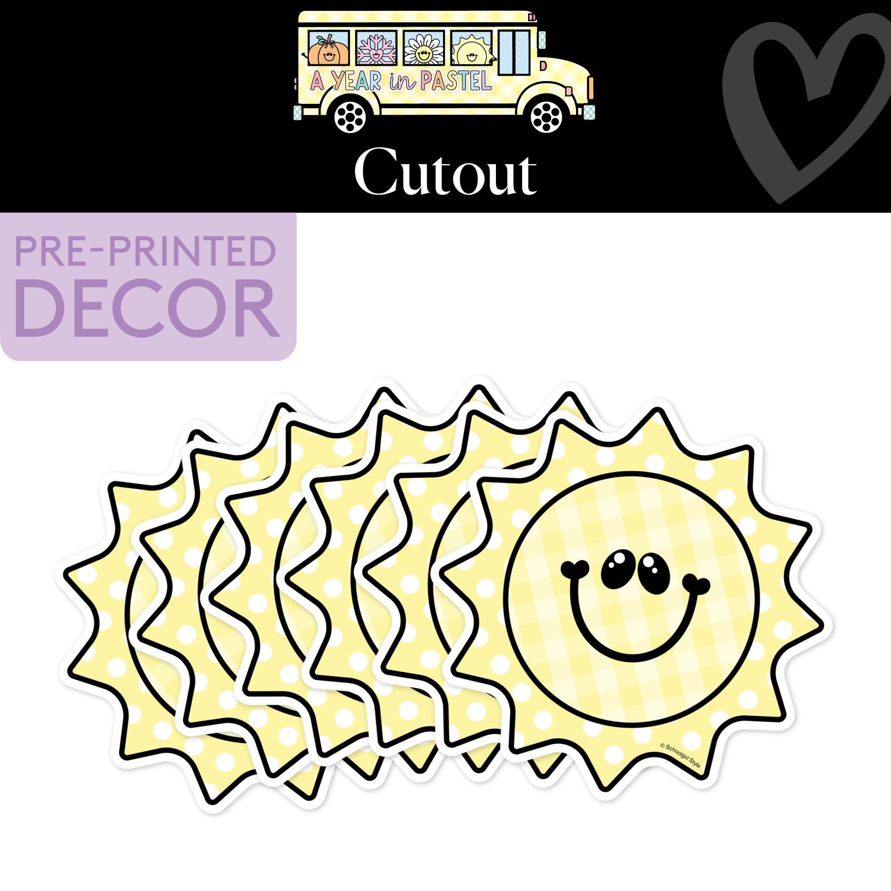 Sun Cutouts | A Year In Pastel