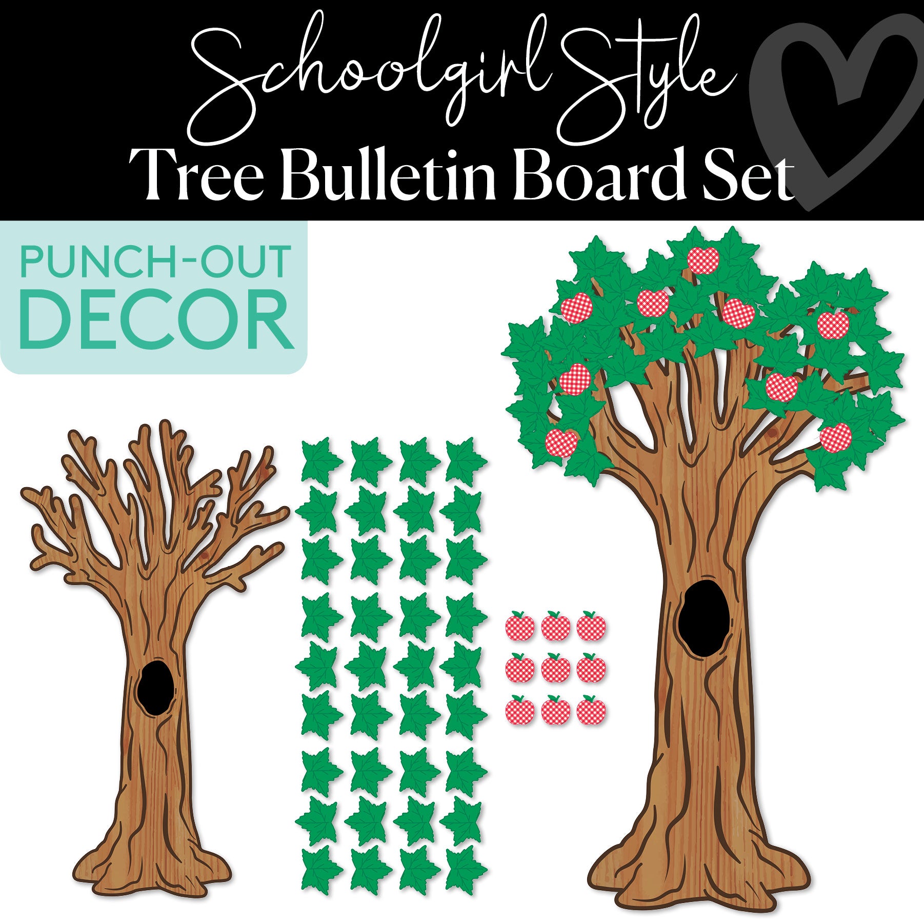 Apple Tree Bulletin Board Set