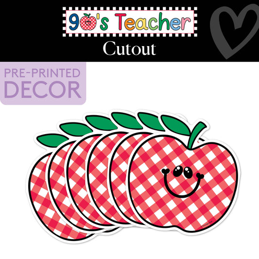 Retro Apple Cutouts | 90s Teacher