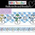 Load image into Gallery viewer, Frosty Friends Retro Bulletin Board Border | 90s Teacher
