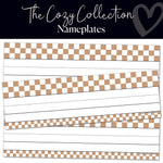 The Cozy Collection Nameplates