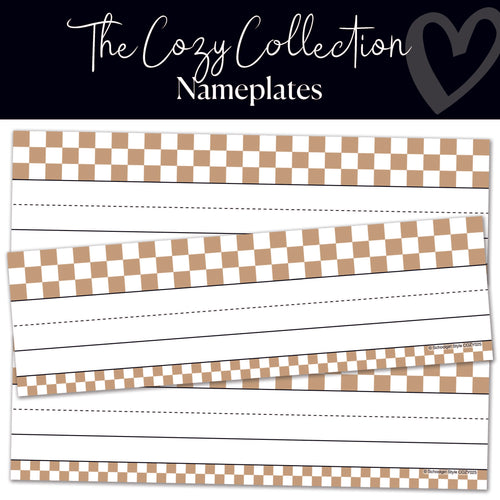 The Cozy Collection Nameplates