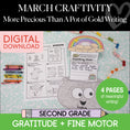Load image into Gallery viewer, Printable March More Precious Than A Pot Of Gold Craftivity
