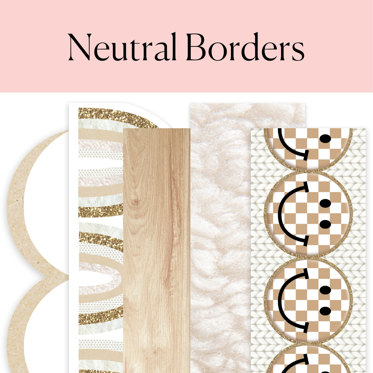 Neutral Borders Classroom Bulletin Board Borders – Schoolgirl Style