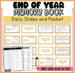 End of Year Memory Book and Morning Meeting Unit EOY Memories Packet