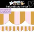 Load image into Gallery viewer, Carousel Sunset Striped Bulletin Board Border | Storybook Circus

