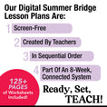 Load image into Gallery viewer, Printable Bridge To Third Grade Digital Summer Workbook
