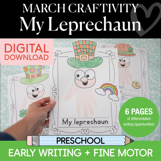 Printable March My Leprechaun Craftivity