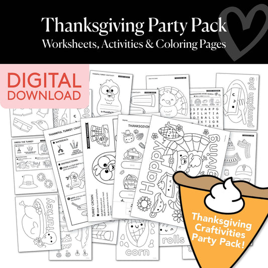 Printable November Thanksgiving Coloring Pages, Activities, and Crafts