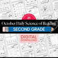 Load image into Gallery viewer, Printable Second Grade October Daily Science of Reading
