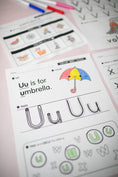 Load image into Gallery viewer, Printable Kindergarten February Daily Alphabet (Q-T)
