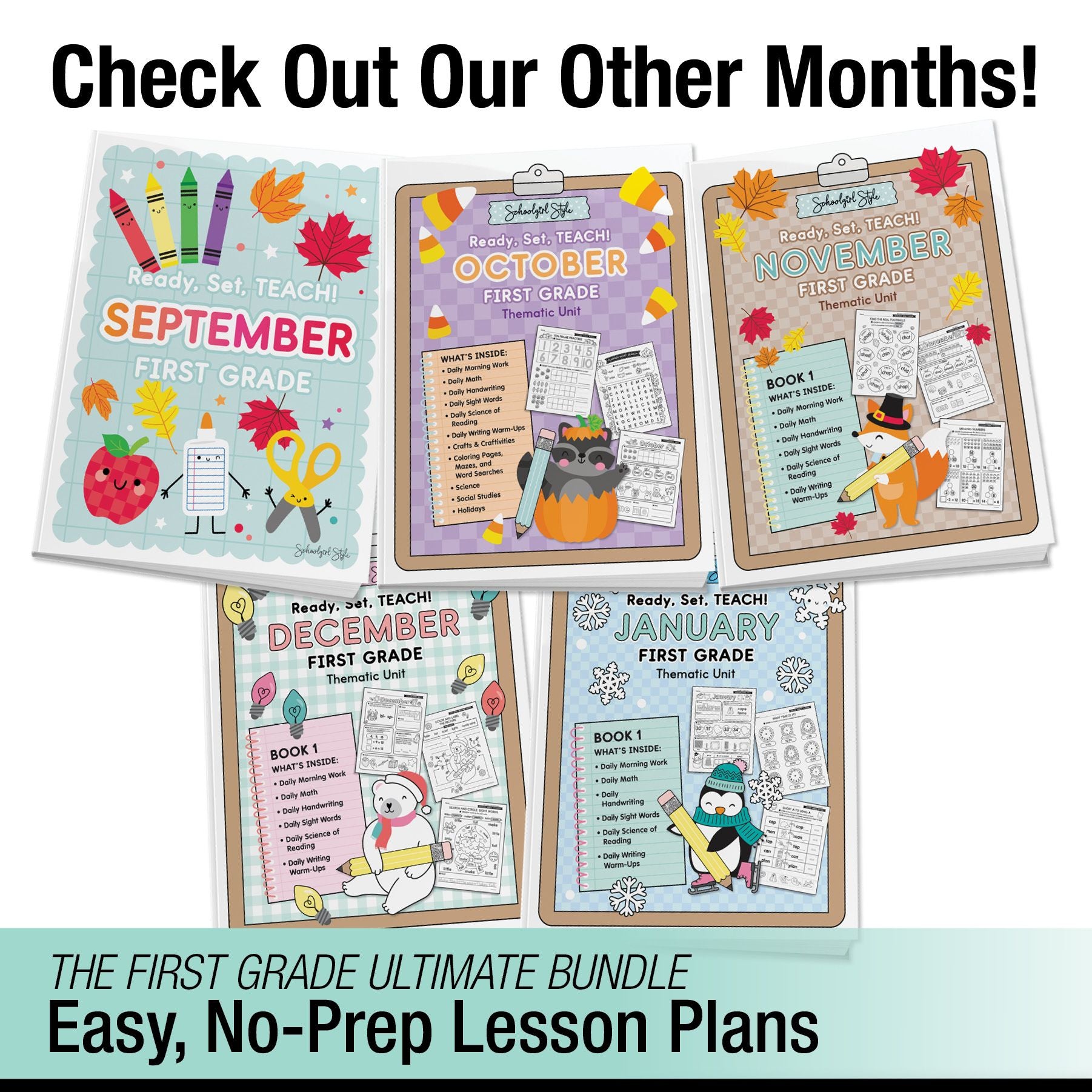 Ultimate Bridge To Second Grade Pre-Printed And Digital Summer Workbook