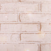 Cozy Vibes | White Washed Brick with Twinkle Lights | Bulletin Board Paper