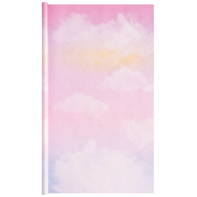 Wildest Dreams | Pink Purple and Yellow with Clouds | Bulletin Board Paper