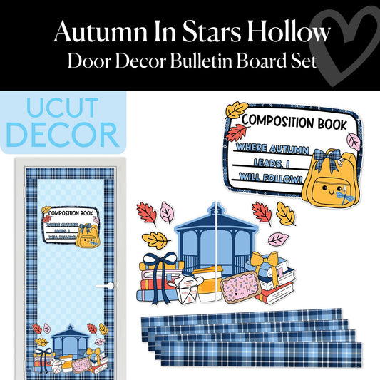 Autumn In Stars Hollow Fall Pre-Printed Door Decor Bulletin Board Set