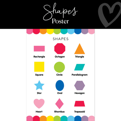 Shapes classroom poster