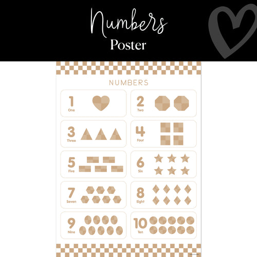 Numbers Classroom Poster