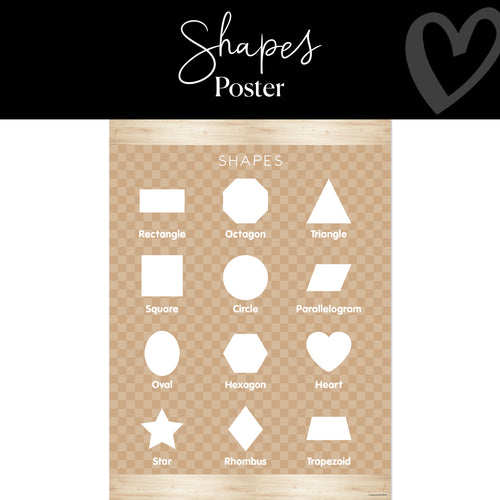Shapes Classroom Poster