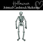 Jointed Cardstock Skeletons