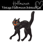 Vintage Halloween Jointed Cat | Schoolgirl Style