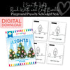 Playground Press | I See the Lights Read, Write and Craft Activity Bundle