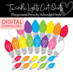 Twinkle Lights Cut Outs | Playground Press by Schoolgirl Style