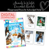 December Reader | Animals in Winter | Yellow Reader | Playground Press by Schoolgirl Style