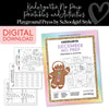 December Kindergarten Packet | Playground Press by Schoolgirl Style