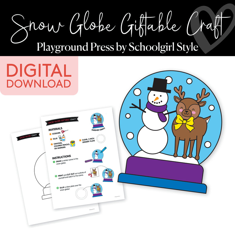 Snow globe giftable craft