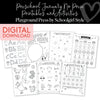 Preschool January No Prep Printables & Activities