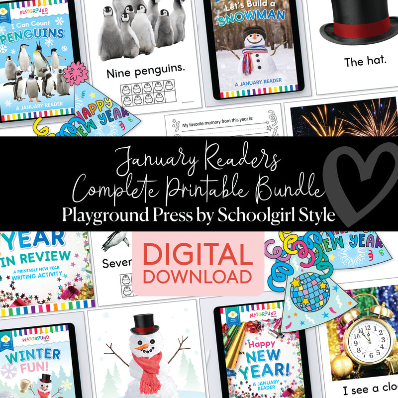 January readers complete printable bundle