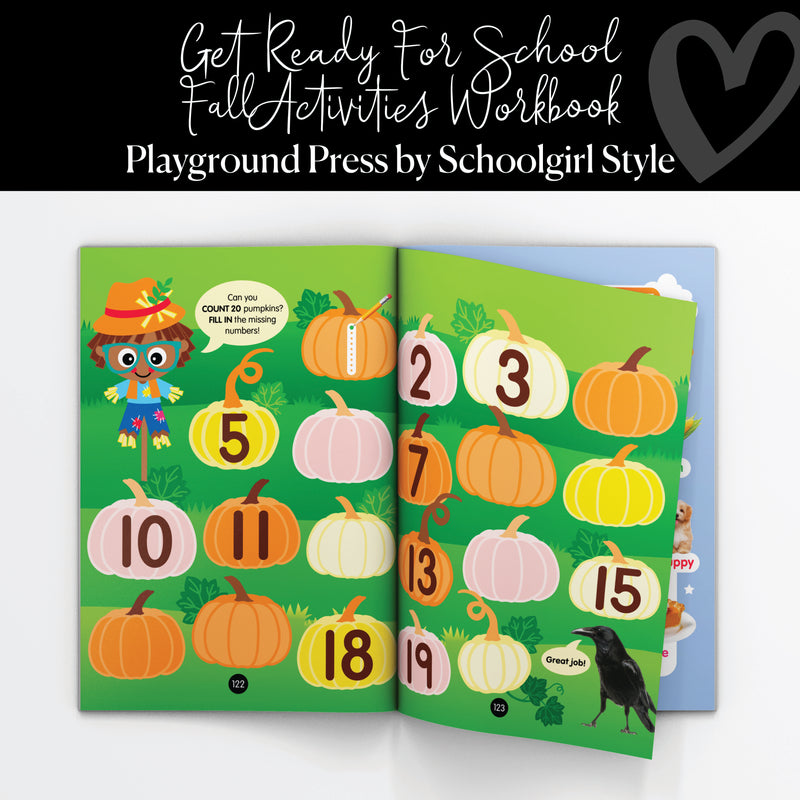 Get Ready for School | Fall Activities Workbook | Playground Press by Schoolgirl Style