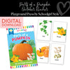 October Reader | Parts of a Pumpkin | Yellow Reader | Playground Press by Schoolgirl Style