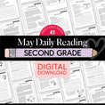Load image into Gallery viewer, Printable Second Grade May Daily Reading
