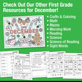 Load image into Gallery viewer, Printable First Grade December Writing Bundle

