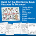 Load image into Gallery viewer, Printable Second Grade December Daily Math
