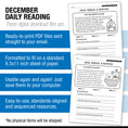 Load image into Gallery viewer, Printable Second Grade December Daily Reading
