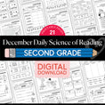 Load image into Gallery viewer, Printable Second Grade December Daily Science of Reading
