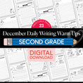 Load image into Gallery viewer, Printable Second Grade December Daily Writing
