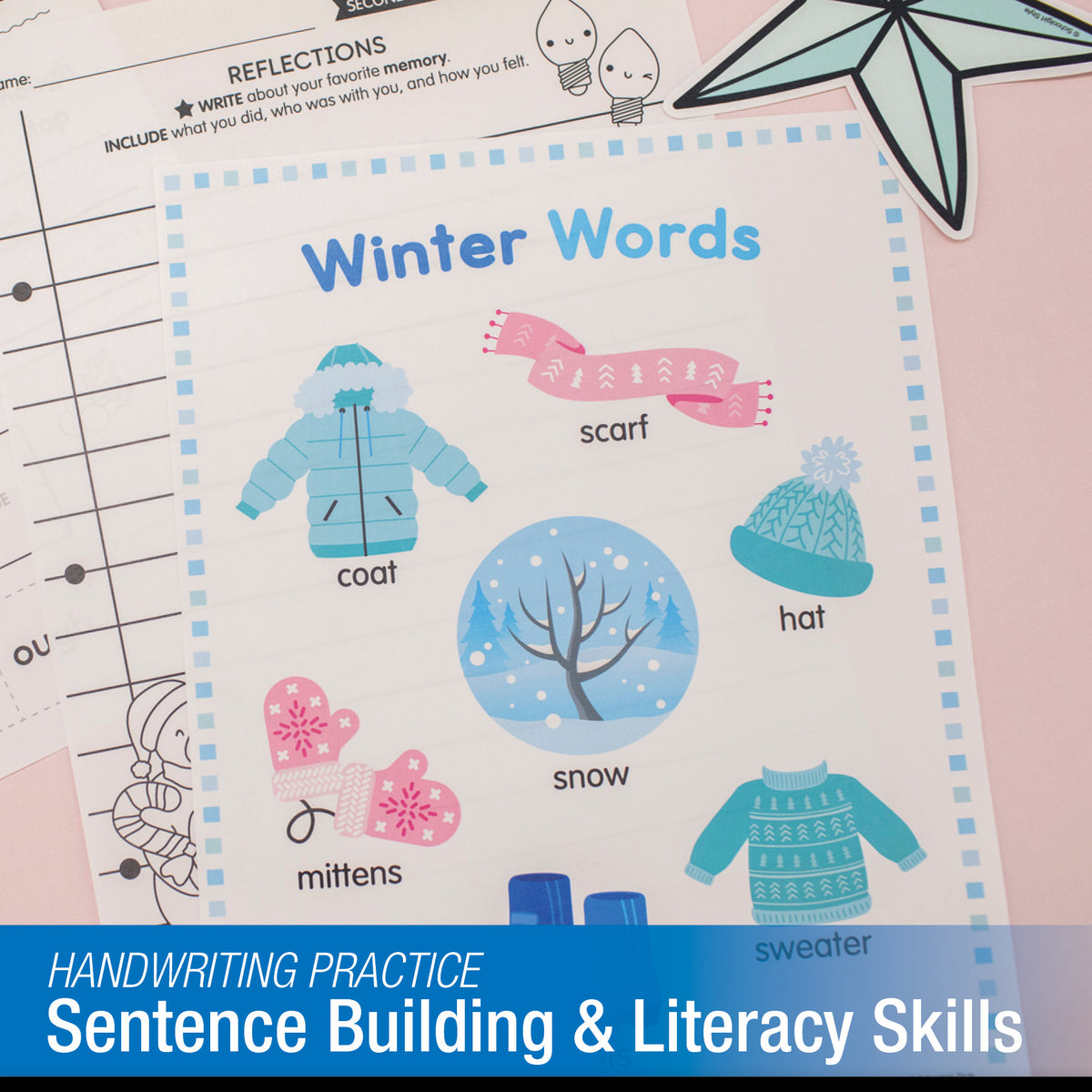 Printable Second Grade December Writing Bundle