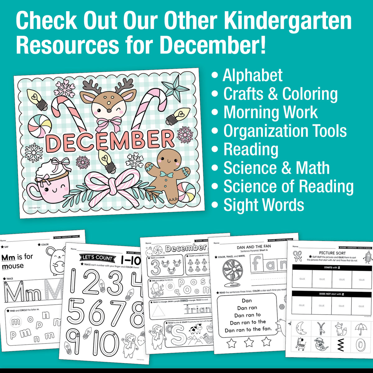 Printable December Gingerbread Men In Disguise Craft