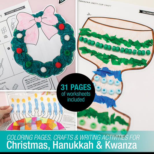 Printable December Holidays Around the World Party Pack